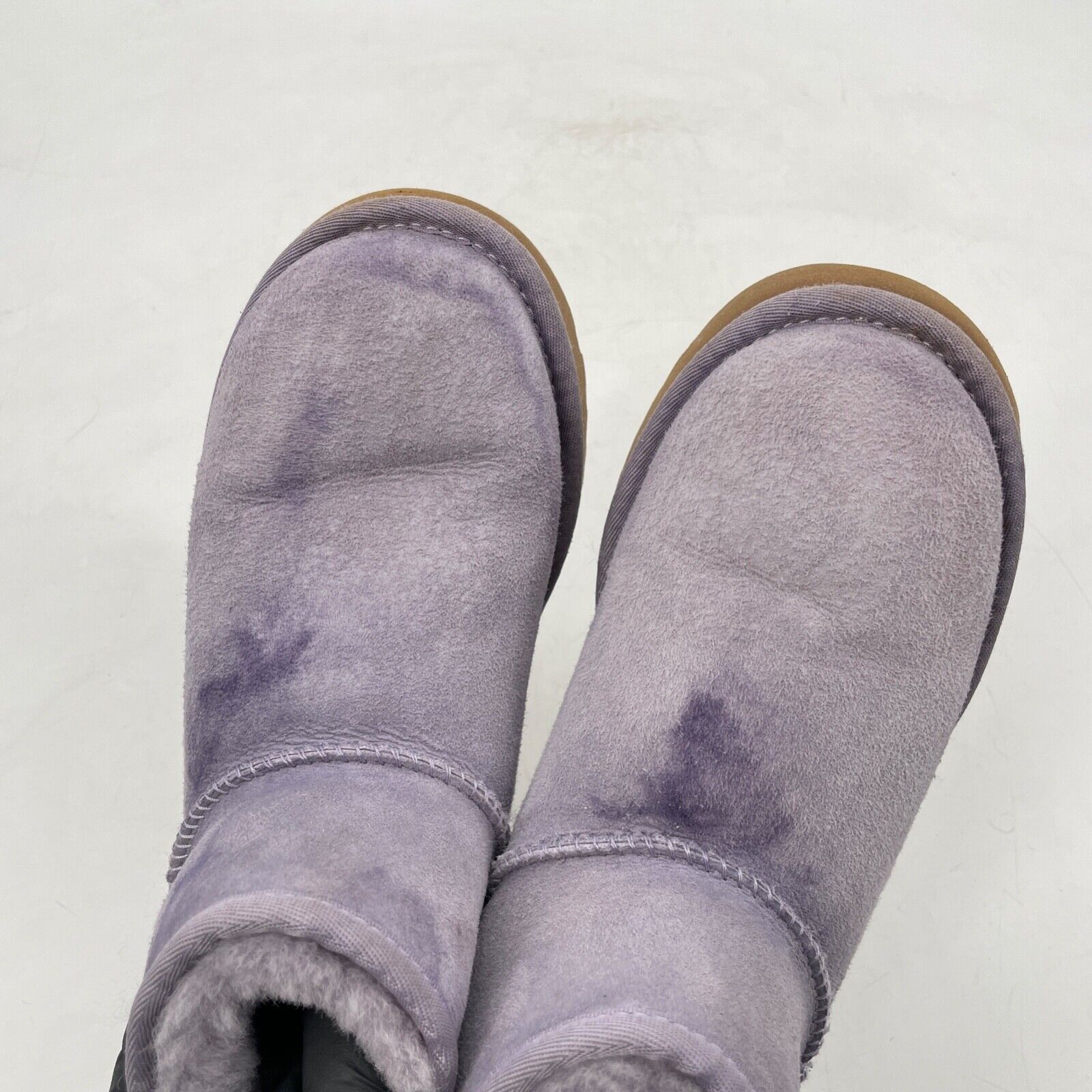 UGG womens 6 Classic Mini II Boot Lavender lilac … - image 9