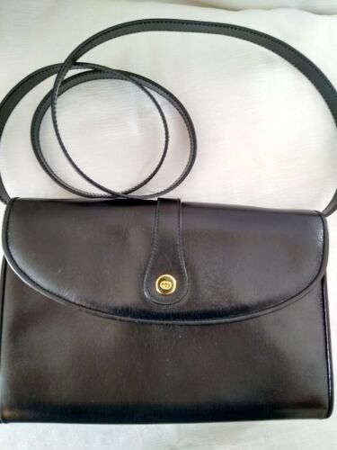 Gucci Black Leather Bag - image 1