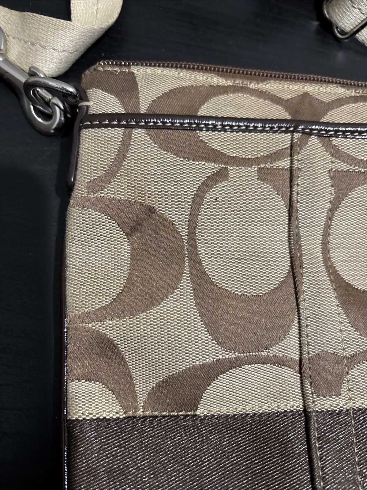 Coach Signature Jacquard Crossbody Shoulder Bag M… - image 16