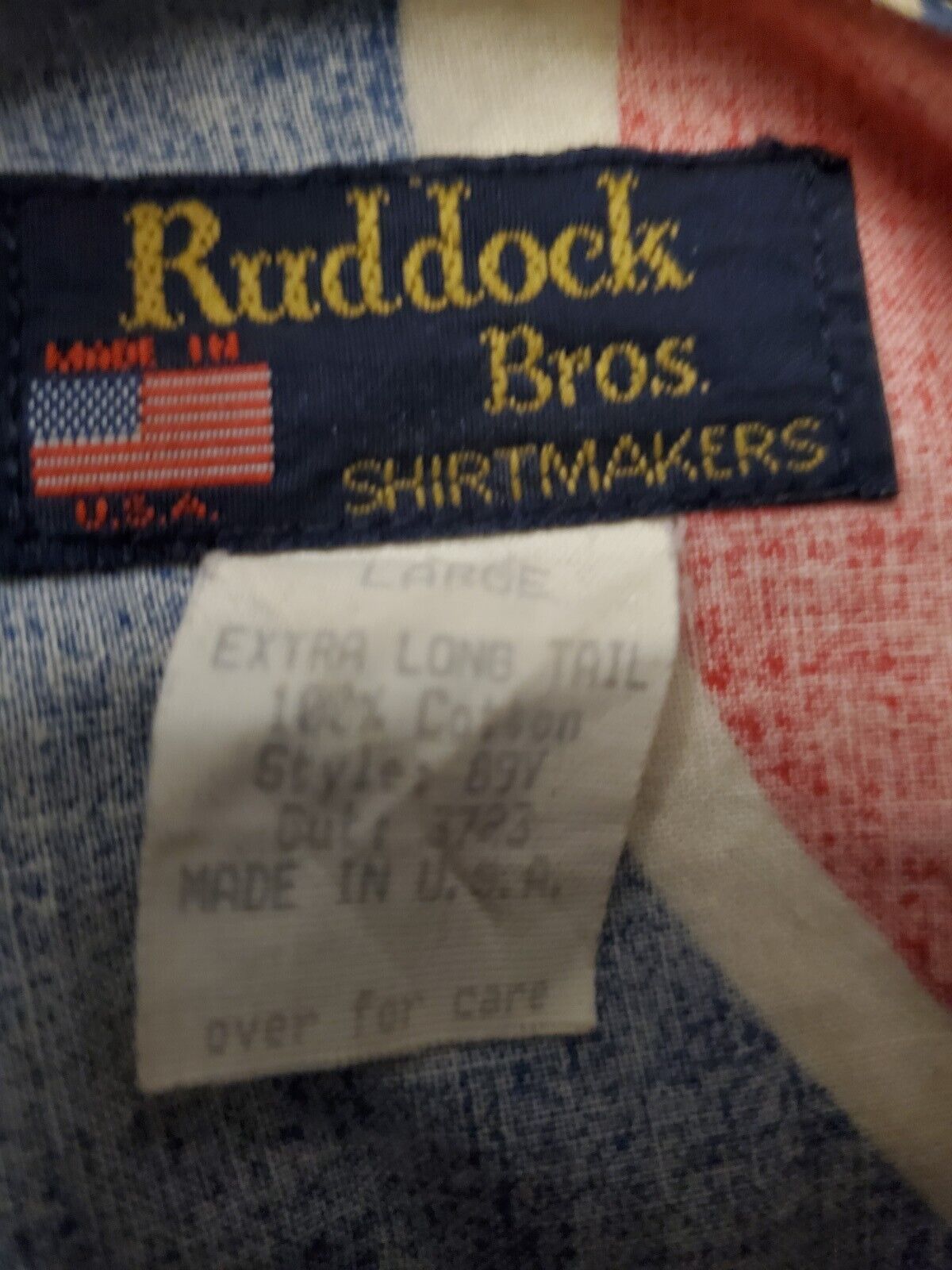 Ruddock Bros Vintage Shirt Long Sleeve Button Ame… - image 10