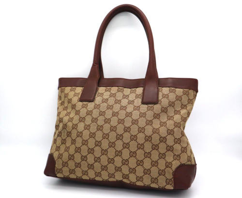 GUCCI GG Canvas Hand Bag Auth - image 1