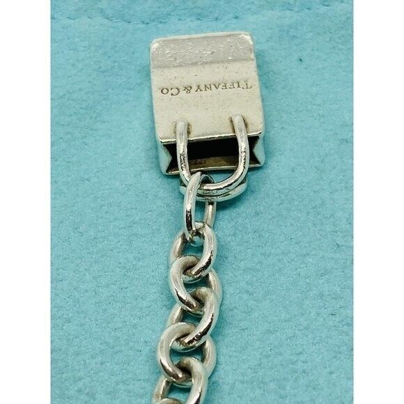 TIFFANY AND CO. STERLING SILVER SHOPPING BAG KEYC… - image 5