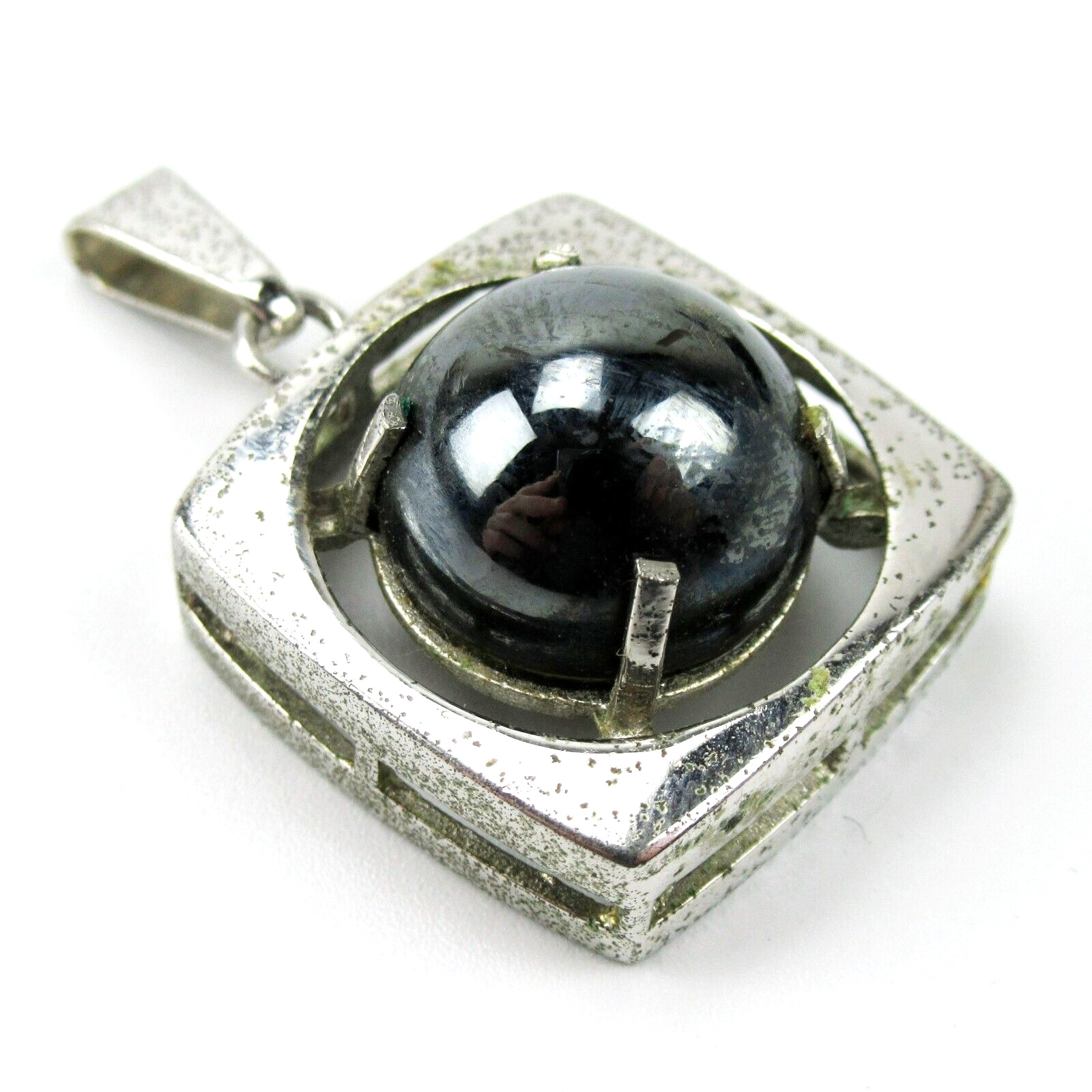 Designer Pendant 835 Silver Hematite Master Brand… - image 1