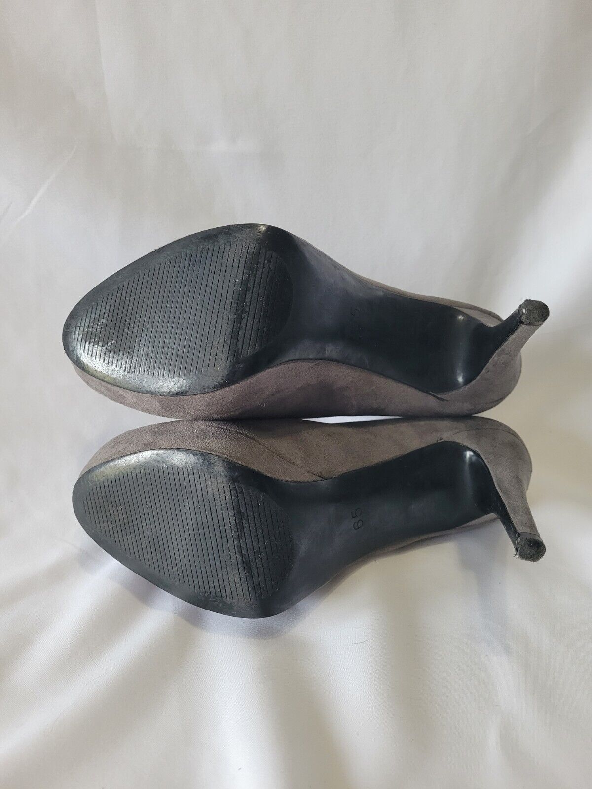 Audrey Brooke Bootie Heel Sz 6.5 Heel Gray - image 7