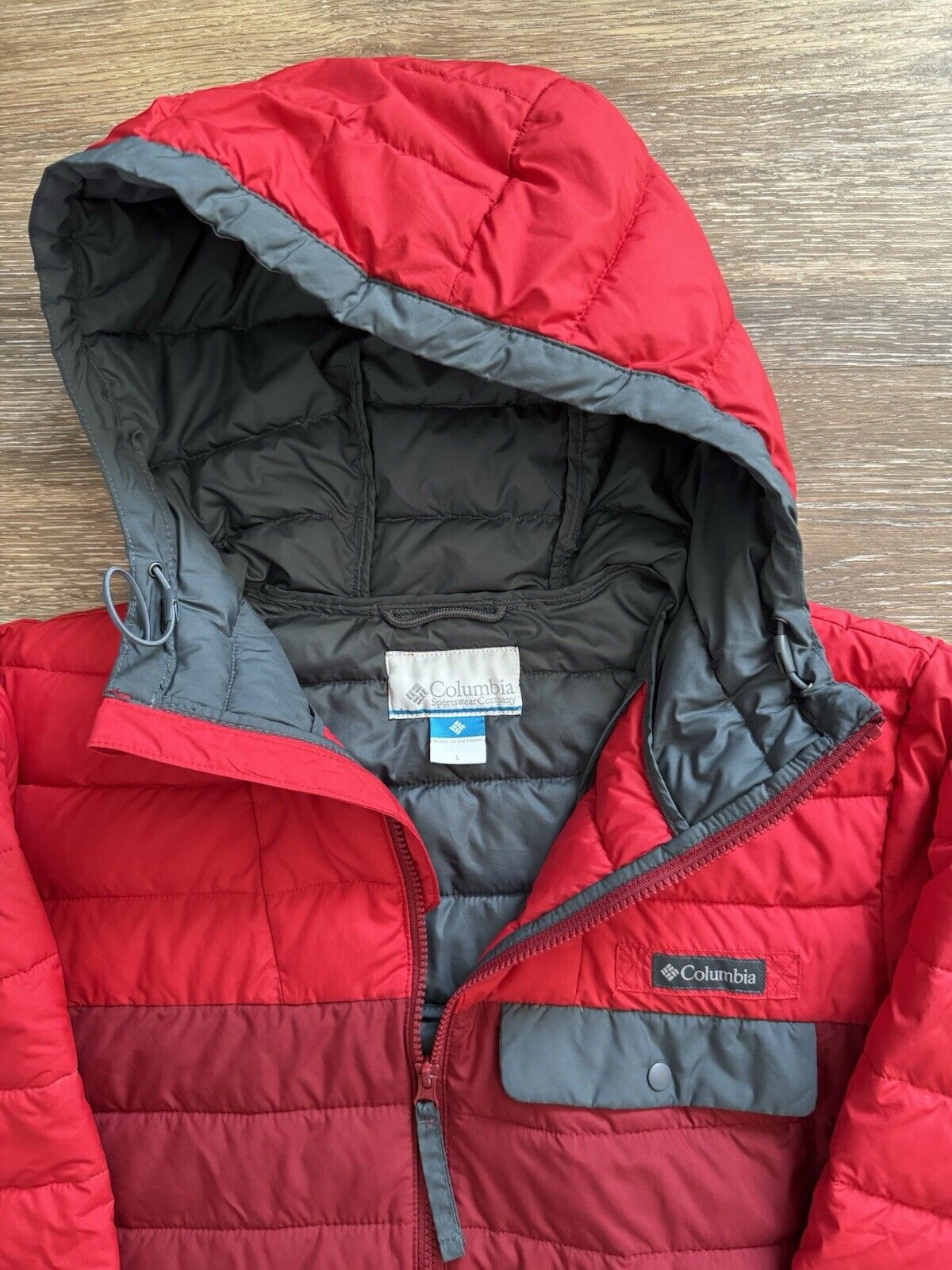 Vintage 90’s Columbia Lightweight Ombré Puffer Ja… - image 3