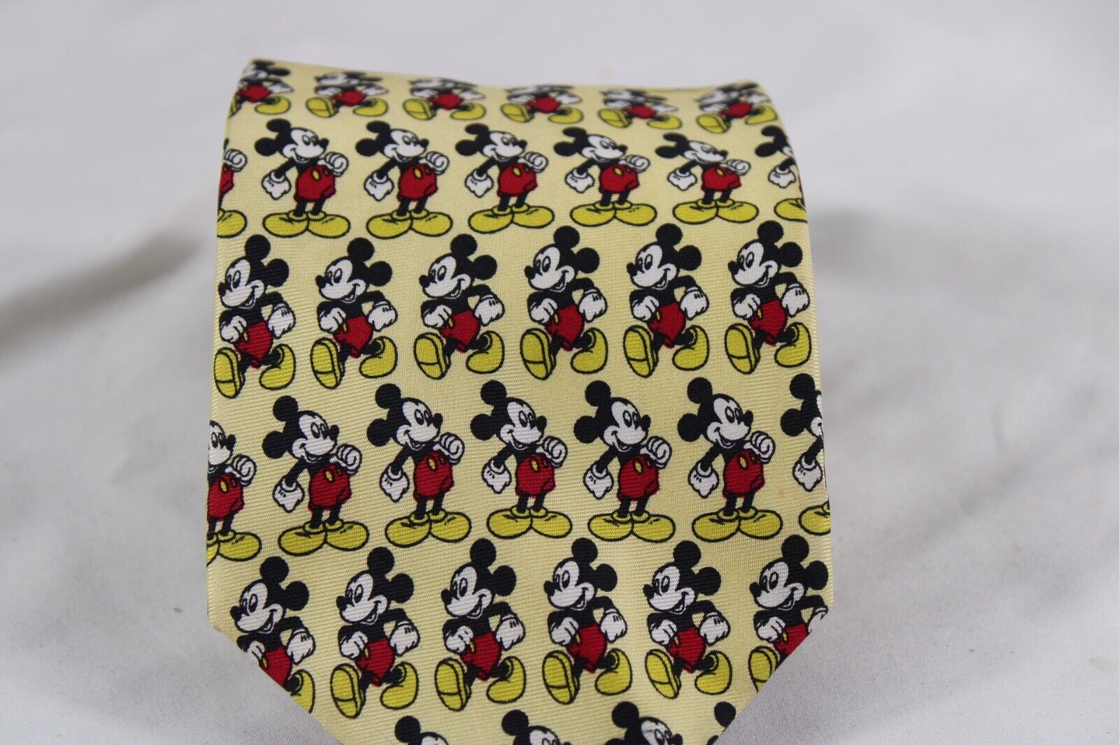 Mens Silk Tie Made Italy Tie Rack Mickey Mouse Be… - image 3