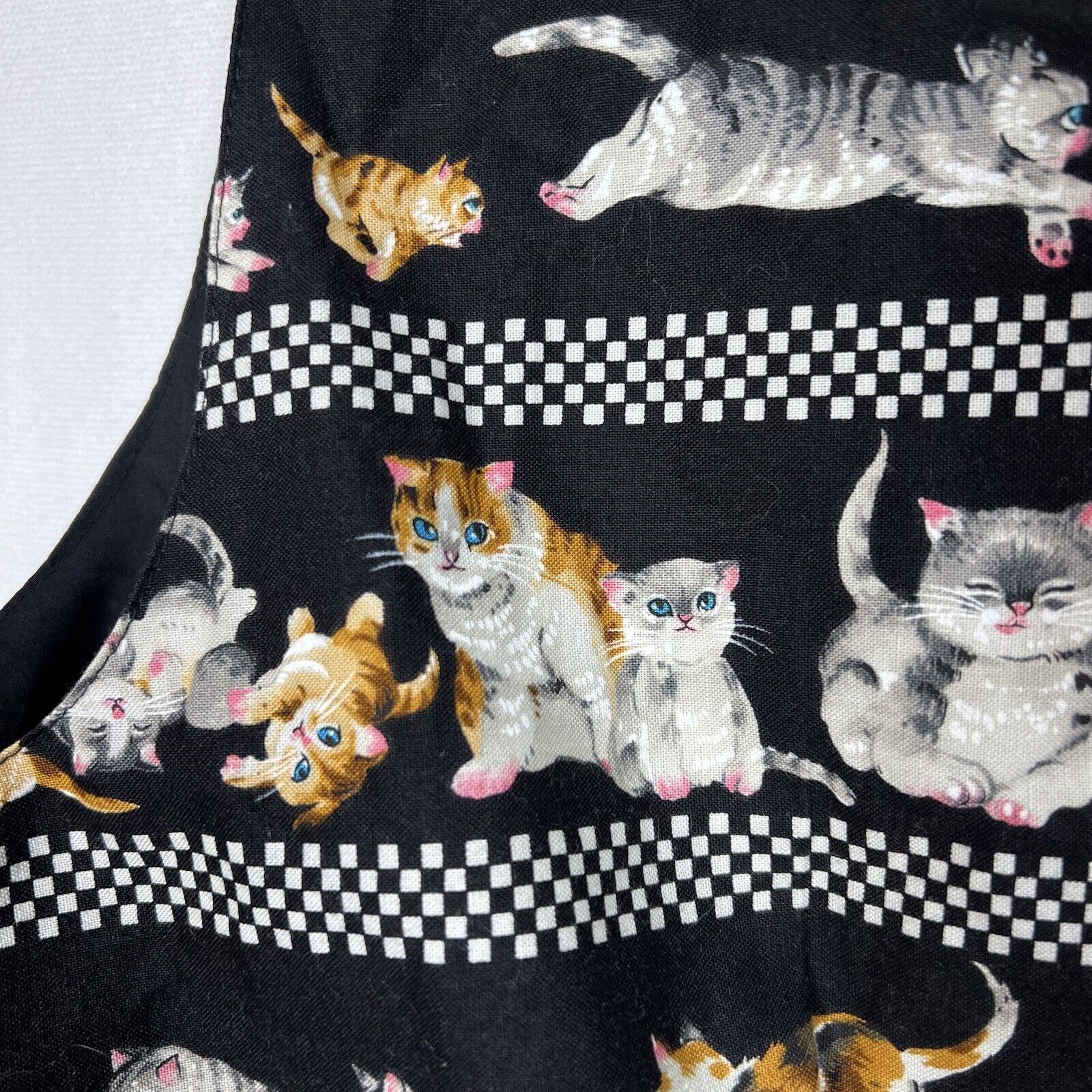 Vintage Linda Tilson Cat Vest Kittens Womens XL A… - image 19