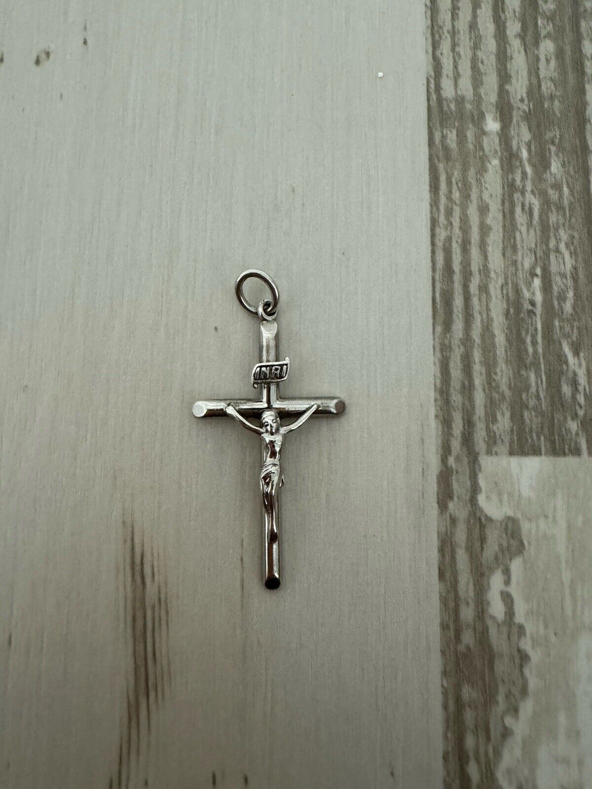 Macys-925 Sterling Silver- Large- Crucifix Cross … - image 2