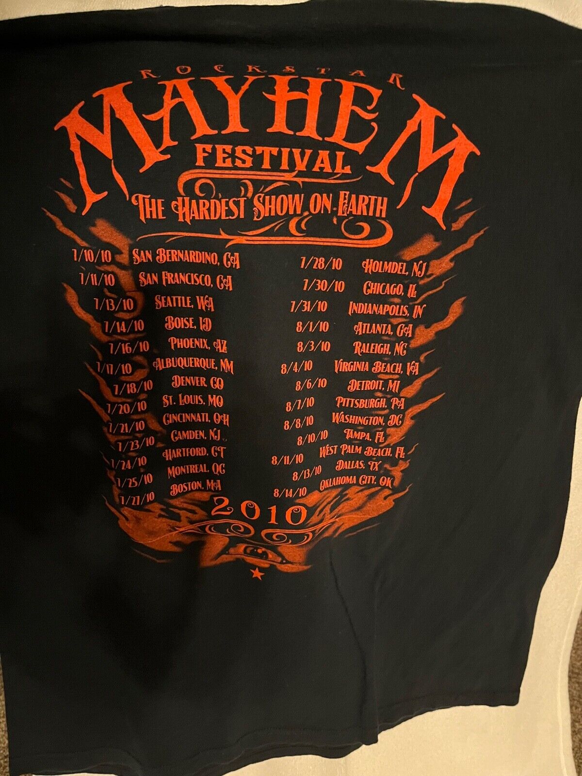 vintage mayhem festival shirt men’s size XL, set … - image 5