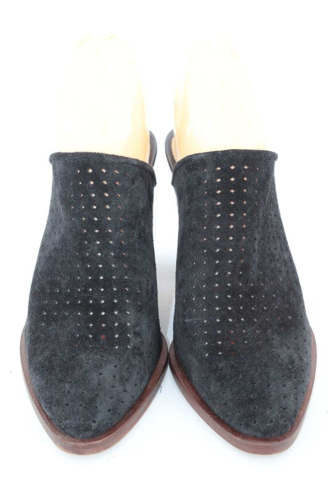 Sam Edelman Bates Mule Eyelet Suede Leather Size … - image 4