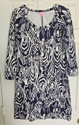 Lilly Pulitzer  Dress Size M  Navy Blue - image 1