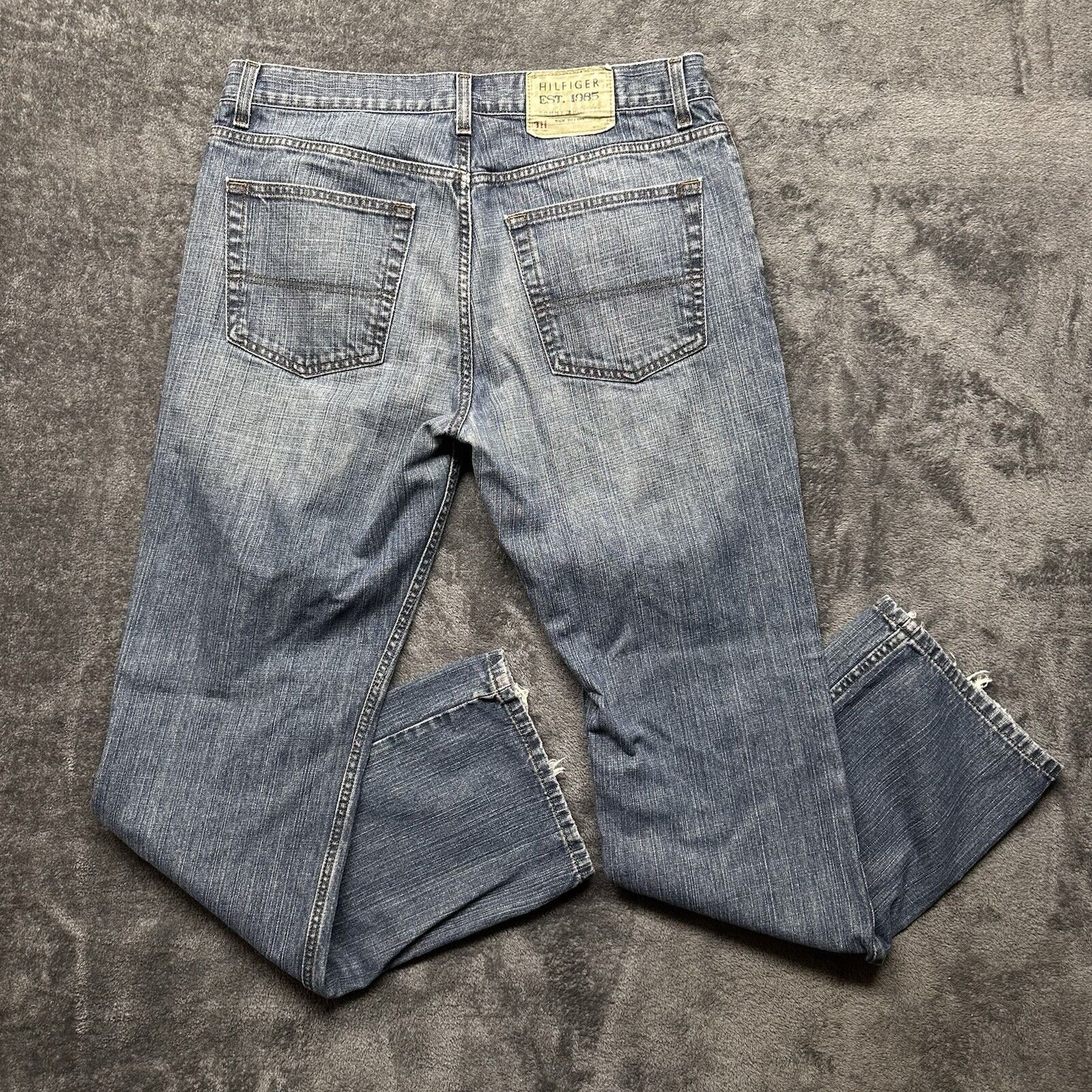 Vintage Tommy Hilfiger Jeans Men 34x34 Blue Denim… - image 11