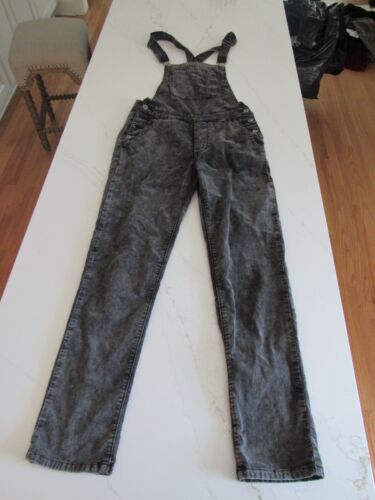 American Eagle Corduroy Overalls Gray Charcoal Mi… - image 1