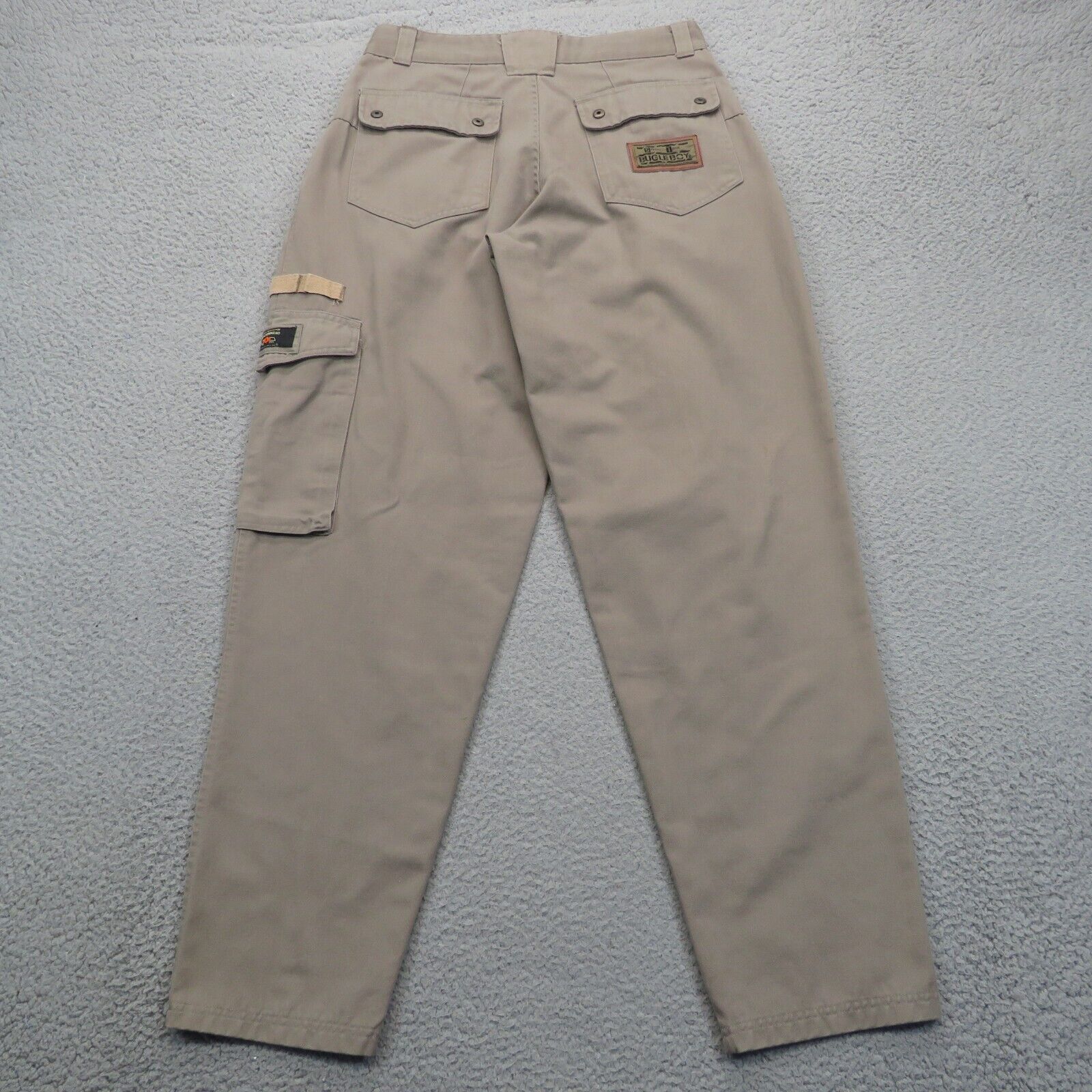 VTG Bugle Boy Pants Men 32 Baggy Parachute Milita… - image 2