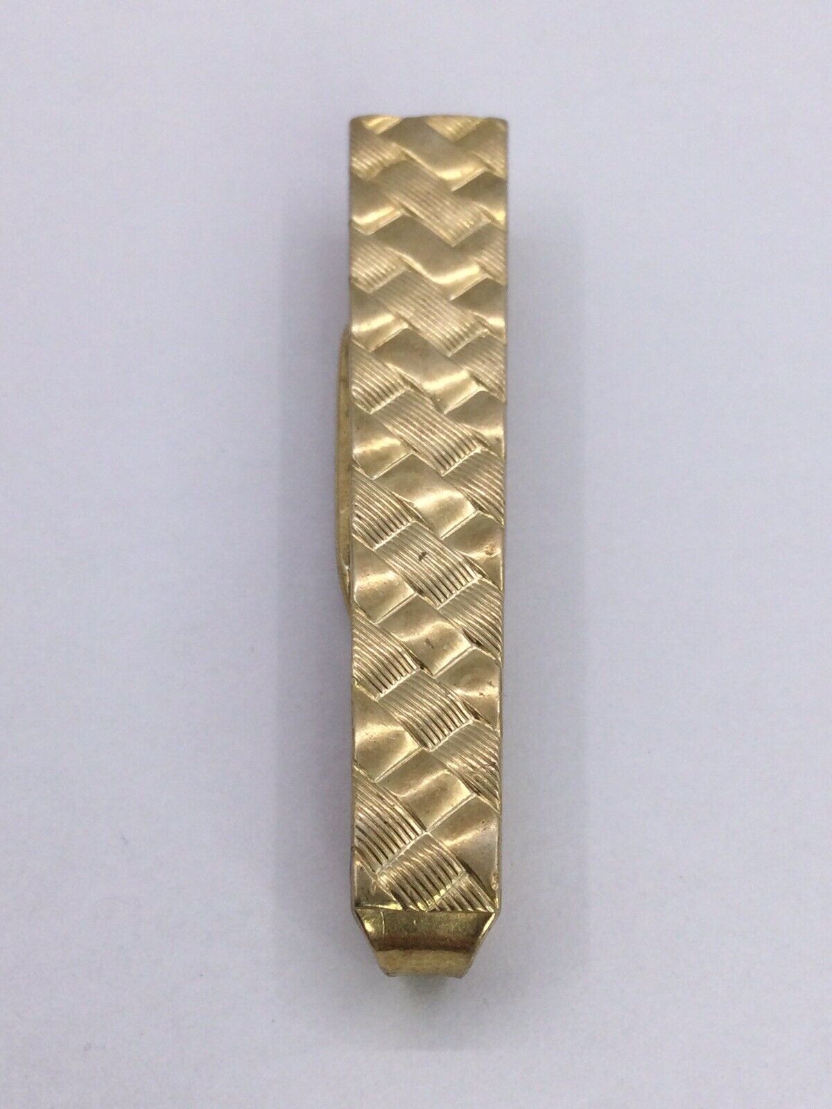 VTG - FANCY GOLD FILLED TIE CLIP (I1301) - image 4