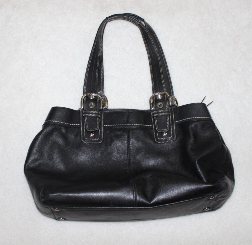 Coach Black Pleated Leather Soho Large Shoulder H… - image 18