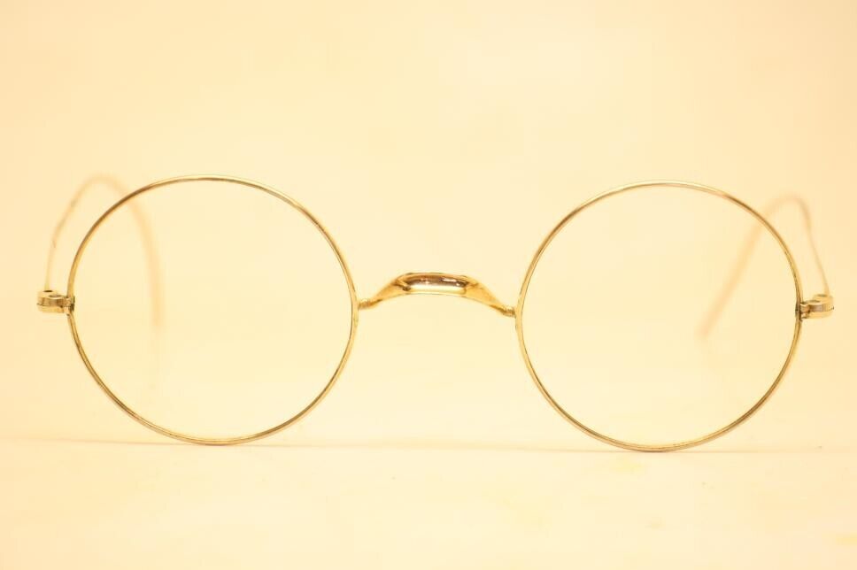 Antique  Gold Windsor Style Eyeglasses Glasses Vi… - image 2