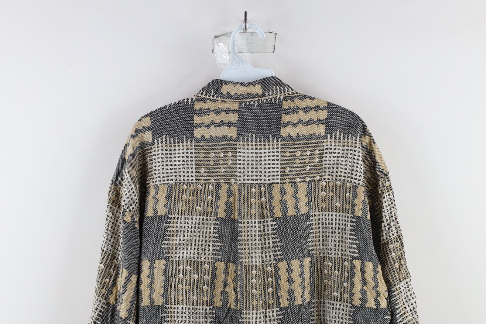 Vintage 90s Streetwear Mens Medium Abstract Check… - image 7