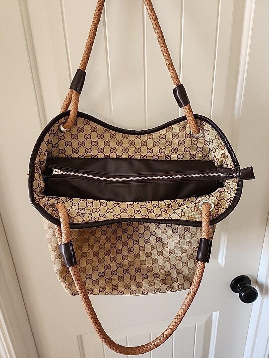 Gucci  Tote Bag GG Canvas Brown - image 7