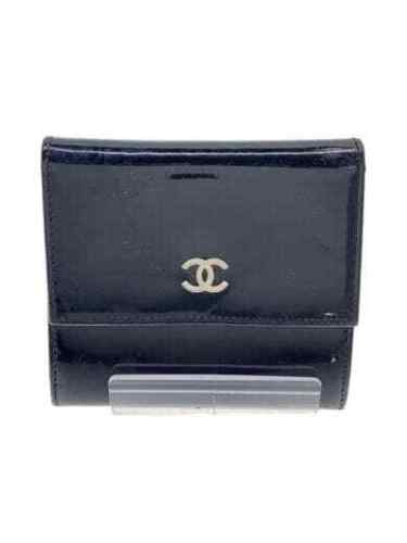 CHANEL Bifold Wallet Patent Solid Women's (3.7" 3… - image 1