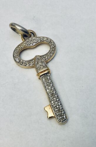 Sterling Silver Diamond Pendant * KEY