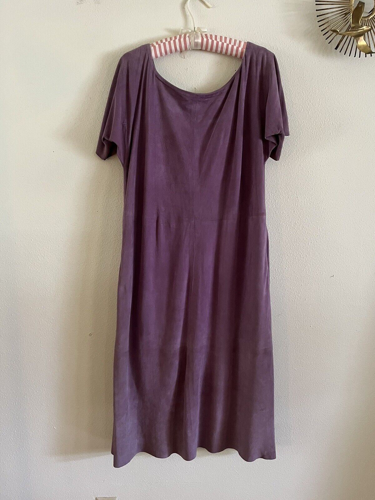 1970s Ralph Lauren Collection Purple Suede Dress … - image 11