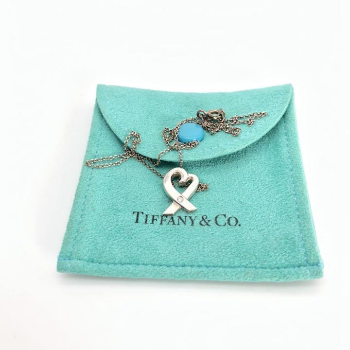 Tiffany & Co. Diamond Heart Necklace - Authentic,… - image 1