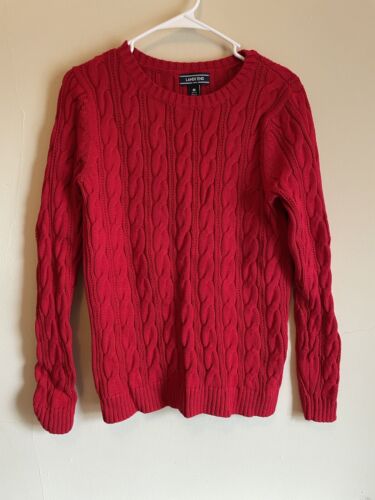 Lands’ end Drifter Sweater -Red -Medium - image 1