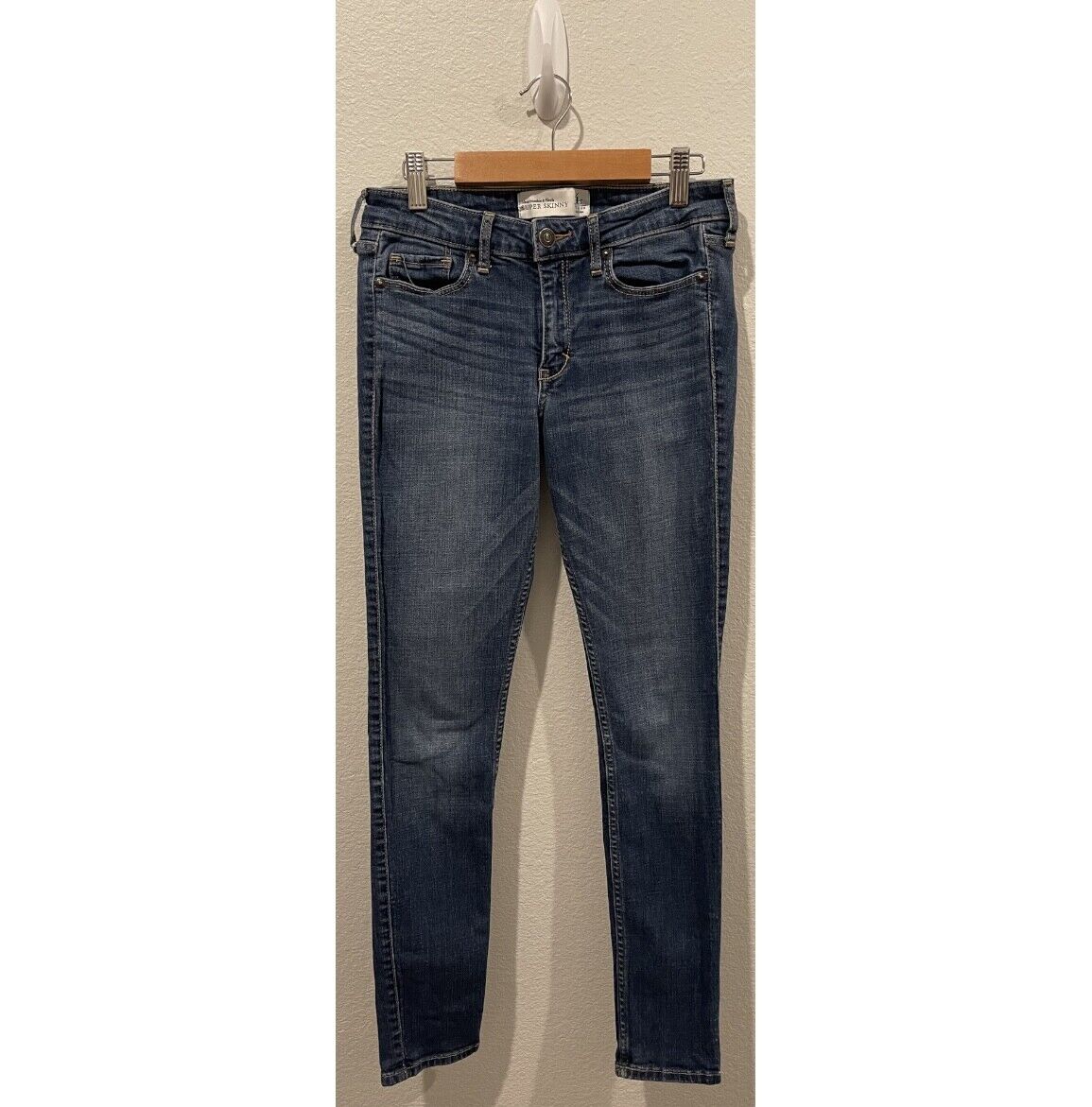 ABERCROMBIE AND FITCH Super Skinny Blue Jeans Siz… - image 1