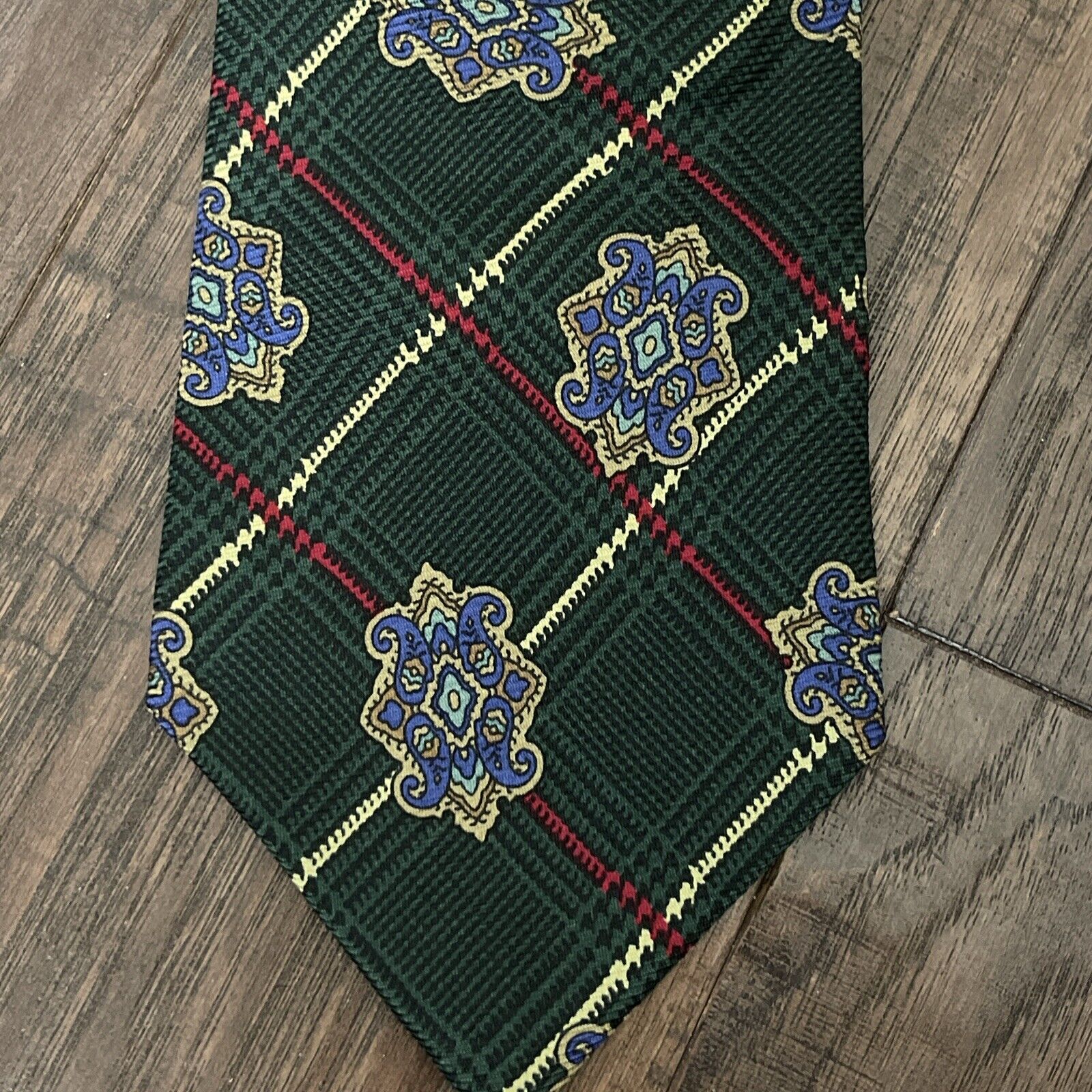 VTG Polo Ralph Lauren Silk Necktie Tie Paisley Ha… - image 2