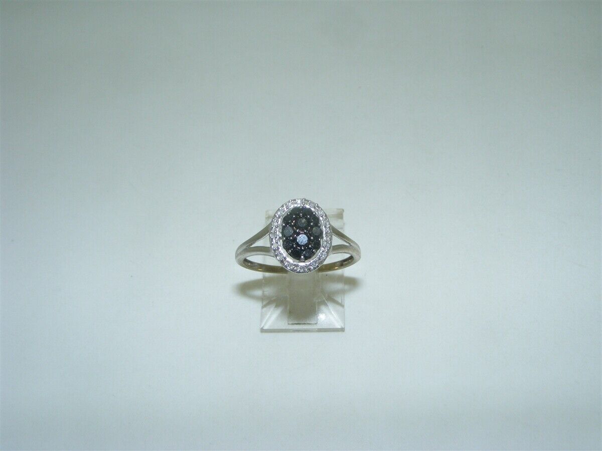 10k White Gold Diamond Ring - image 2