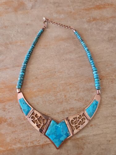 Desert Rose Trading DTR Turquoise & Copper Stateme