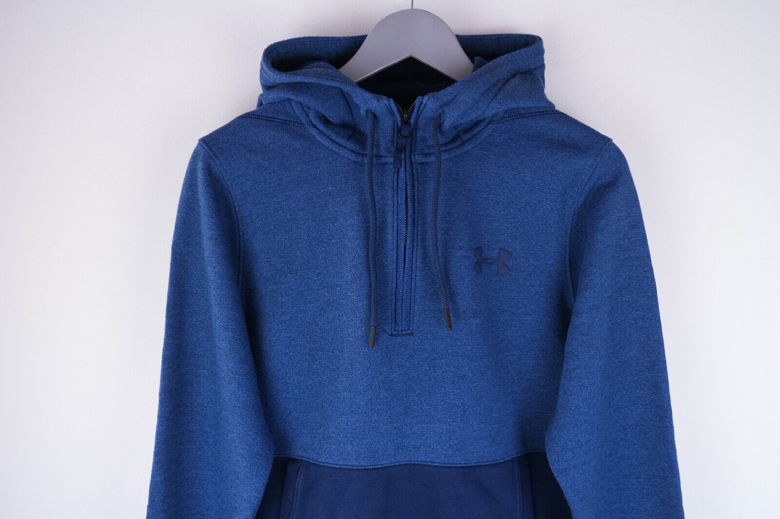 Under Armour ColdGear Men Hoodie Casual Blue Fitt… - image 2