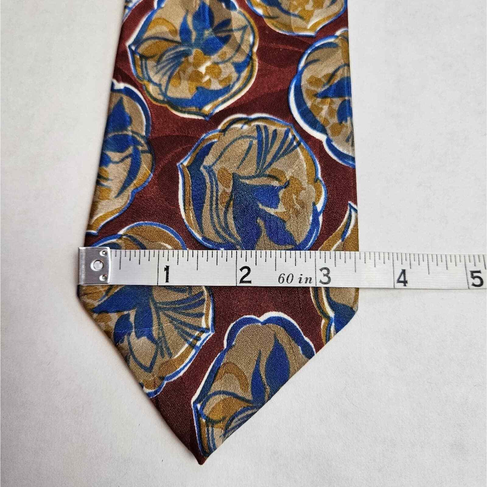 Christian Dior Men's Floral Silk Tie - image 8