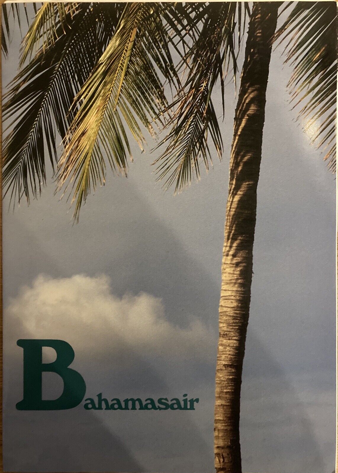 BAHAMASAIR AIRLINES PROMO BROCHURE 1990s B737-200 ROUTE MAP | eBay