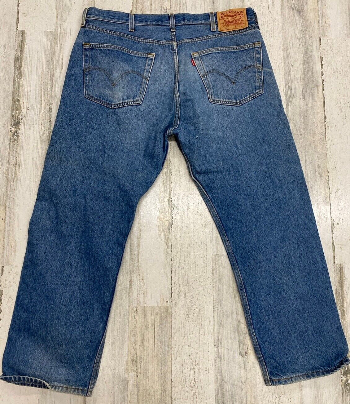 Vintage Levis 501 XX Distressed Faded Jeans Denim… - image 6