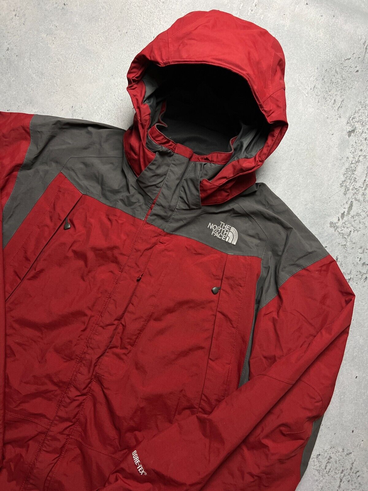 The North Face 00s Mountain Jacket Goretex Red Ra… - image 15