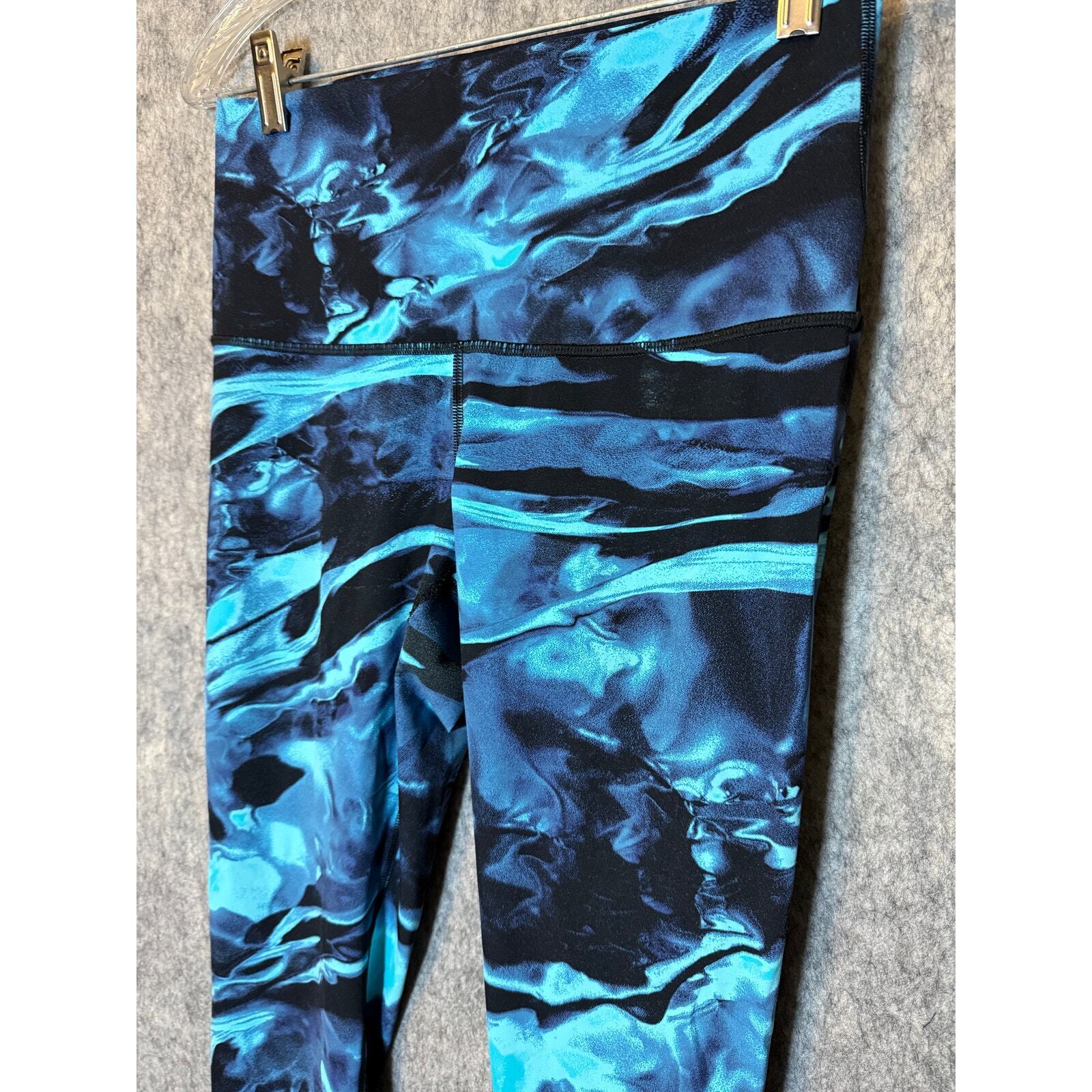 Lululemon Wunder Under Pant Marble Blue Size 10 - image 3