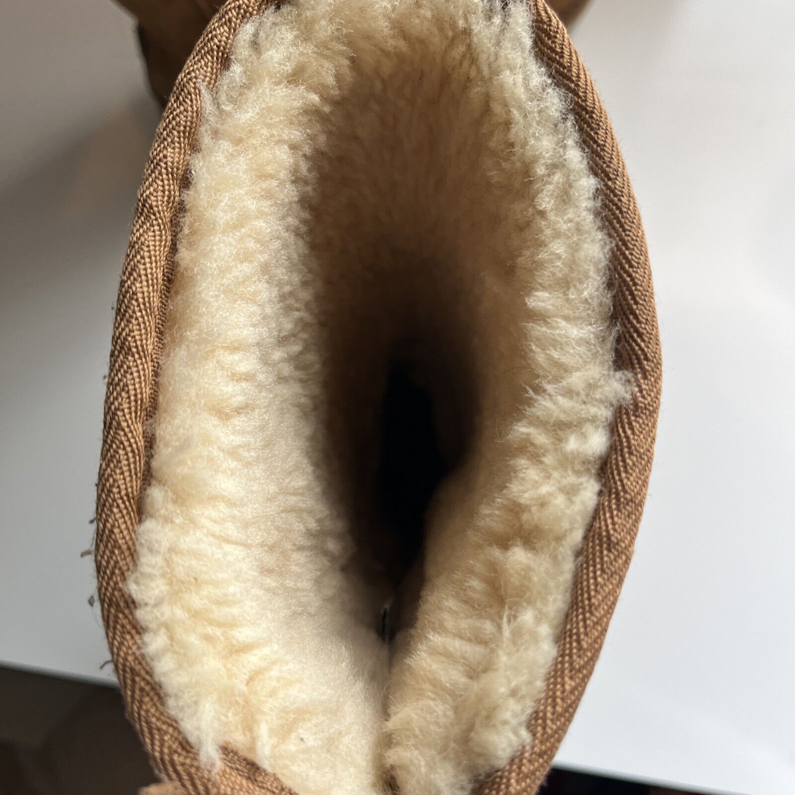 Ugg Australia Sheepskin Genuine Leather Beige Zip… - image 3