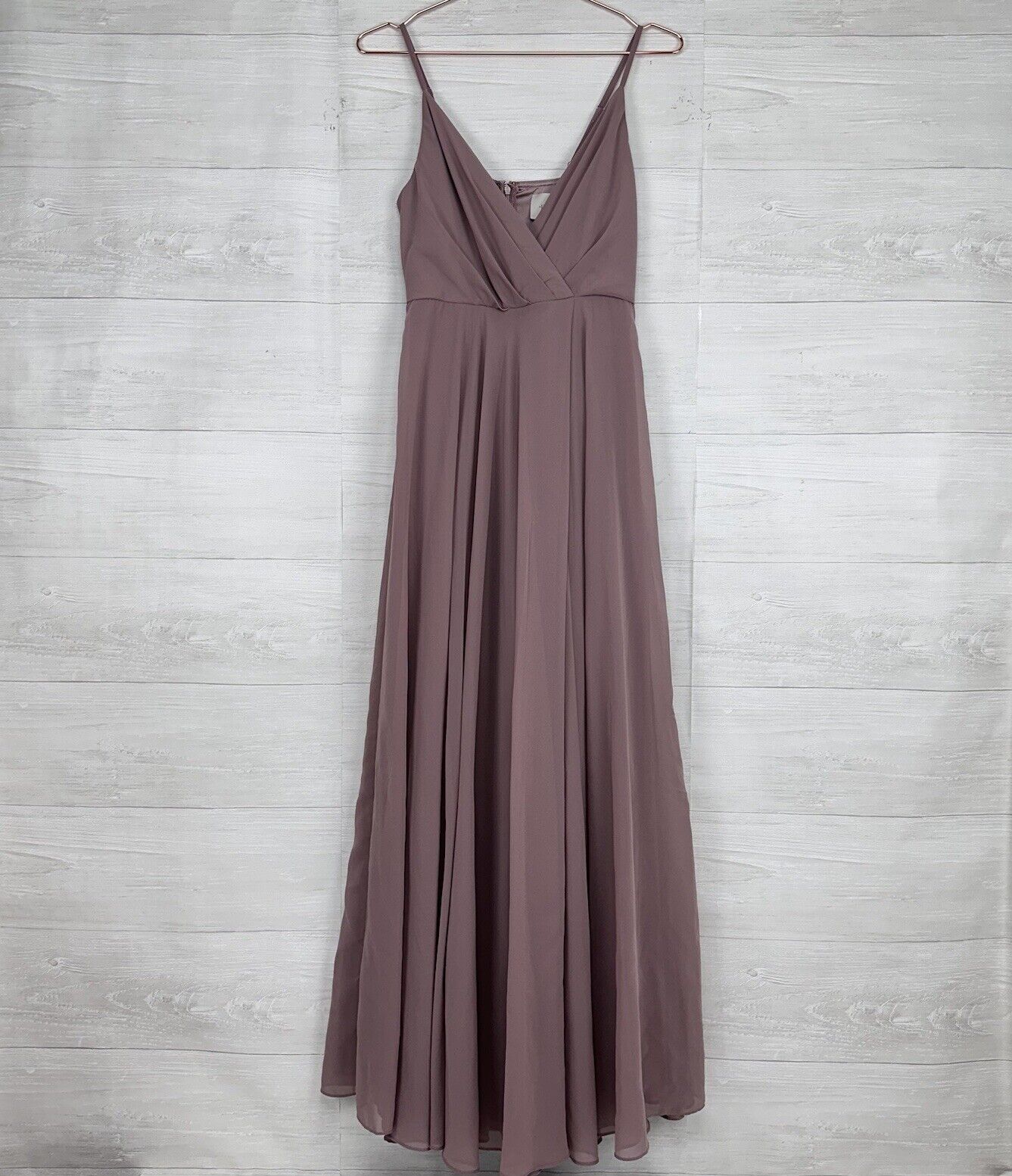 Anthropologie BHLDN Eva Bridesmaid Dress S Mauve … - image 2