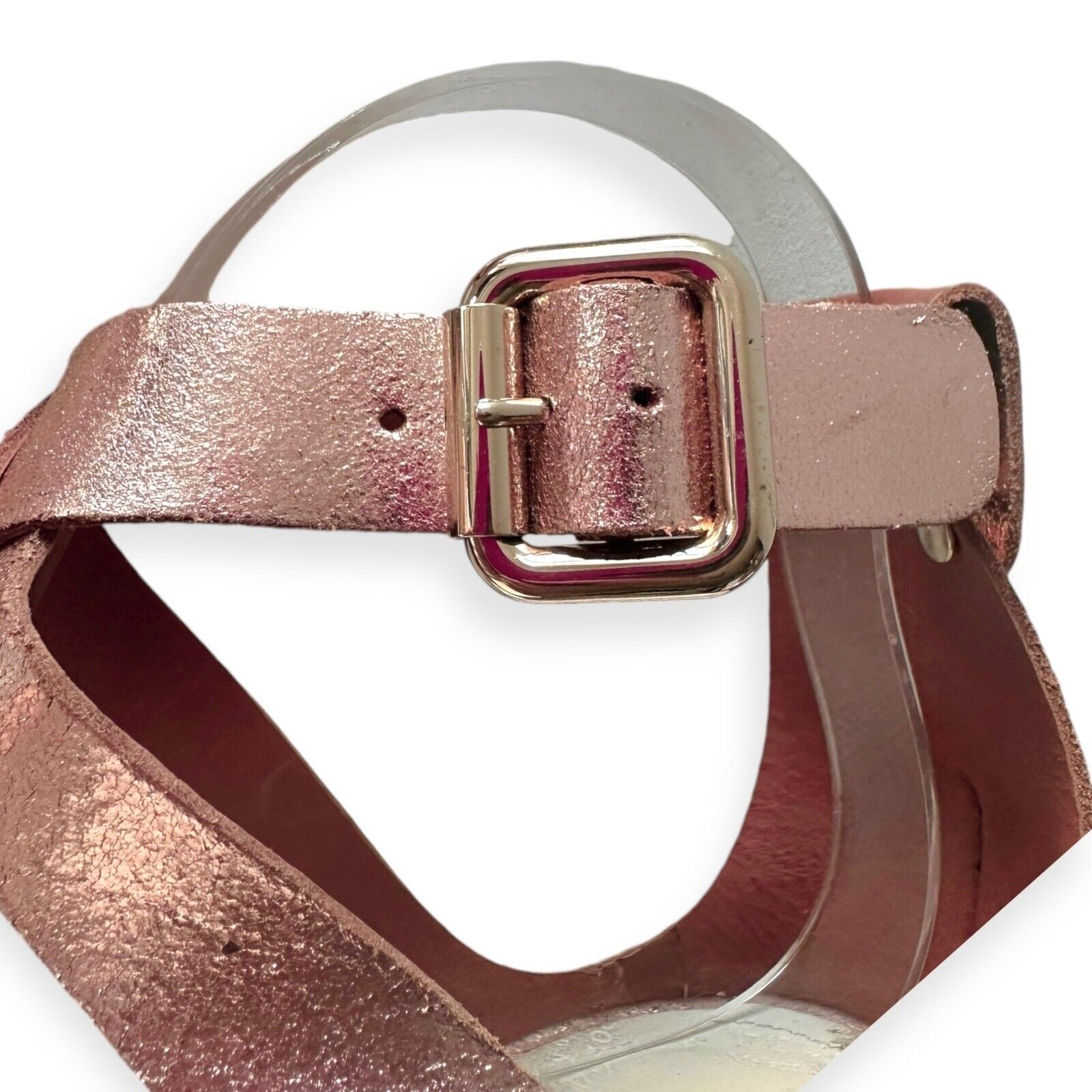 Maison Martin Margiela Rose Gold Metallic Low Hee… - image 12