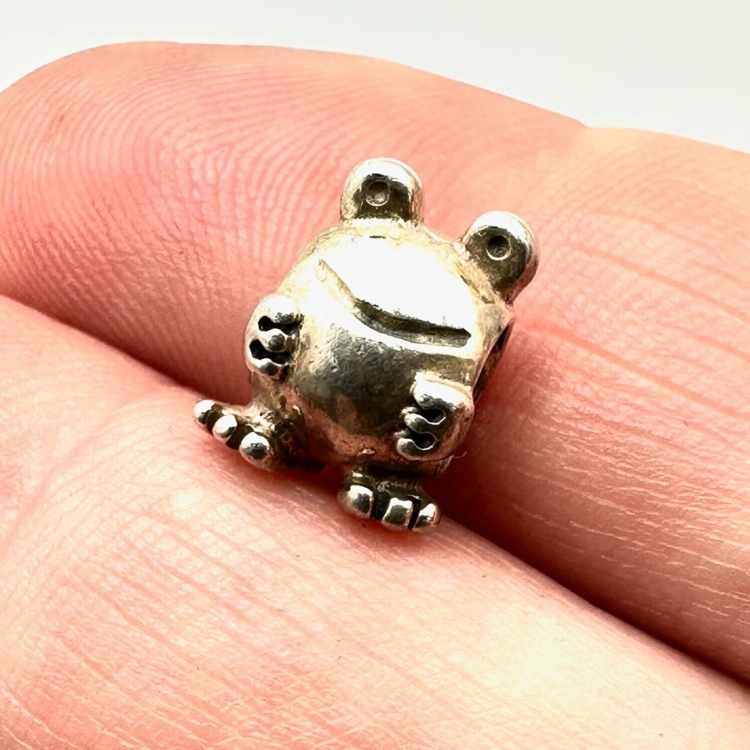 Pandora Frog Charm 925 ALE Sterling Silver - image 1