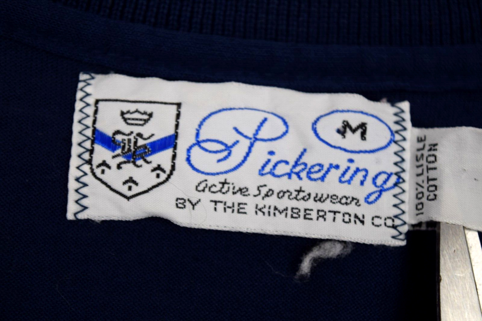 polo Shirt VTG Pickering 70s 80s Embroidered Phoe… - image 4