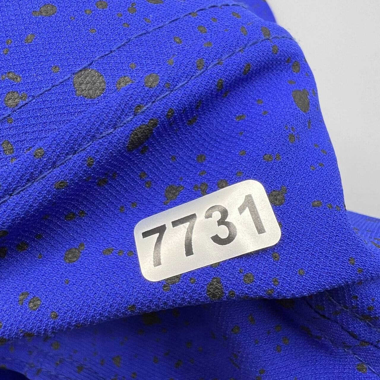 Air Jordan Hat Men Blue Black Speckled Print Jump… - image 7