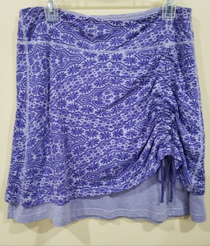 Athleta Womens Purple Asymmetrical  Adjustable Cin