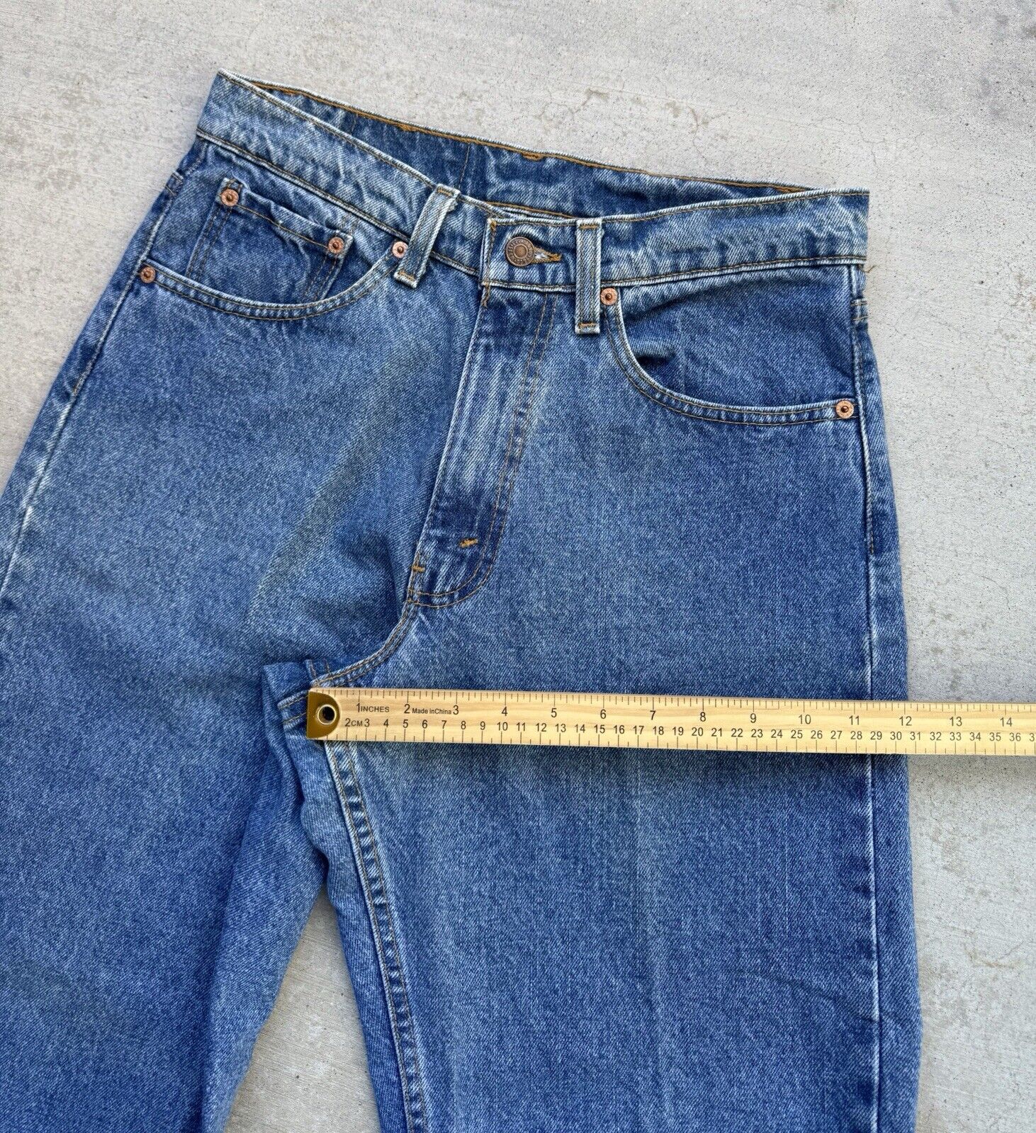 Vintage Levi’s Jeans Men’s 31x28 Blue 565 Baggy L… - image 11