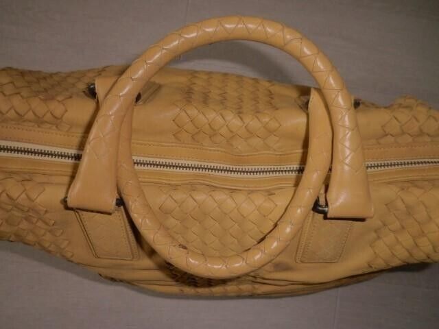 BOTTEGA VENETA Intrecciato Boston Bag Leather Yel… - image 6