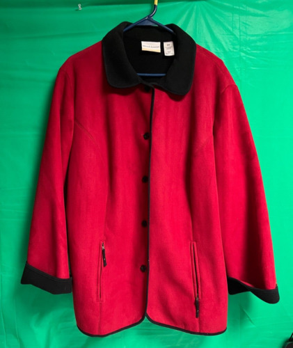 Alfred Dunner Woman's  Red and black jacket size 2