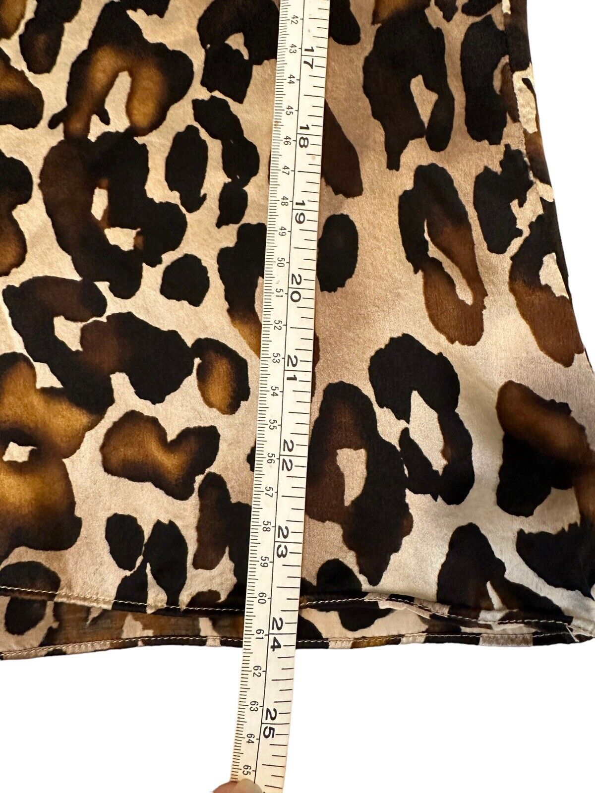 St. John Collection Leopard Print Silk Sleeveless… - image 6