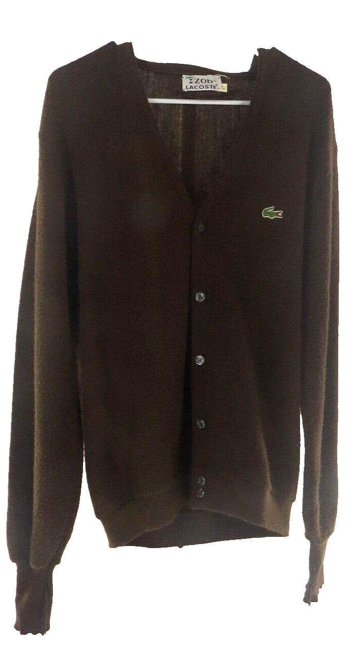 Vintage Izod Lacoste Knitted Cardigan womens - L - image 2